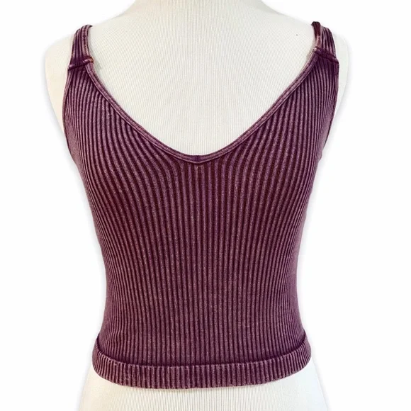 NEW Free People Washed Seamless Crop, XS/S - Picture 5 of 14